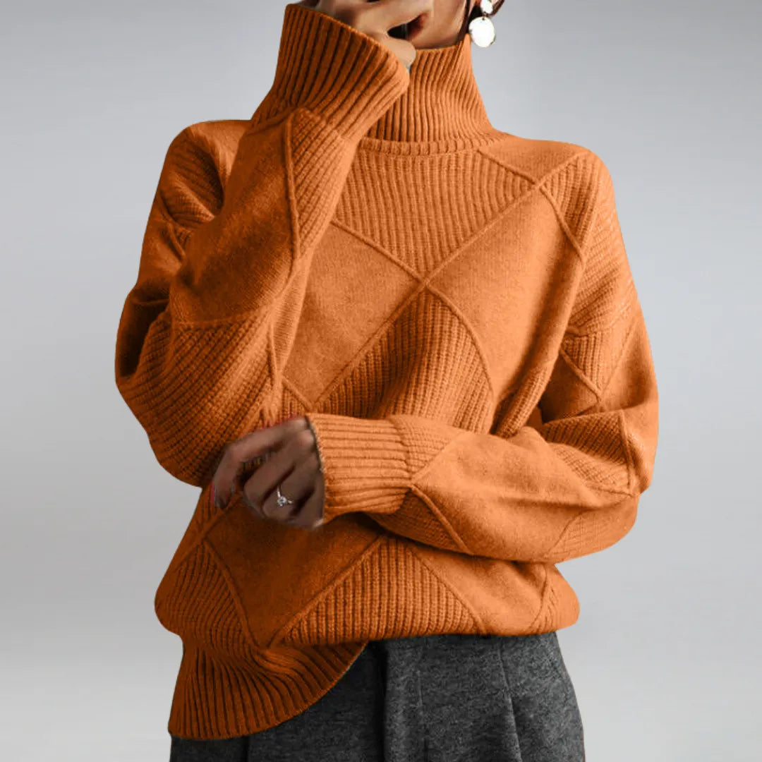 Livia Textured Knit Sweater