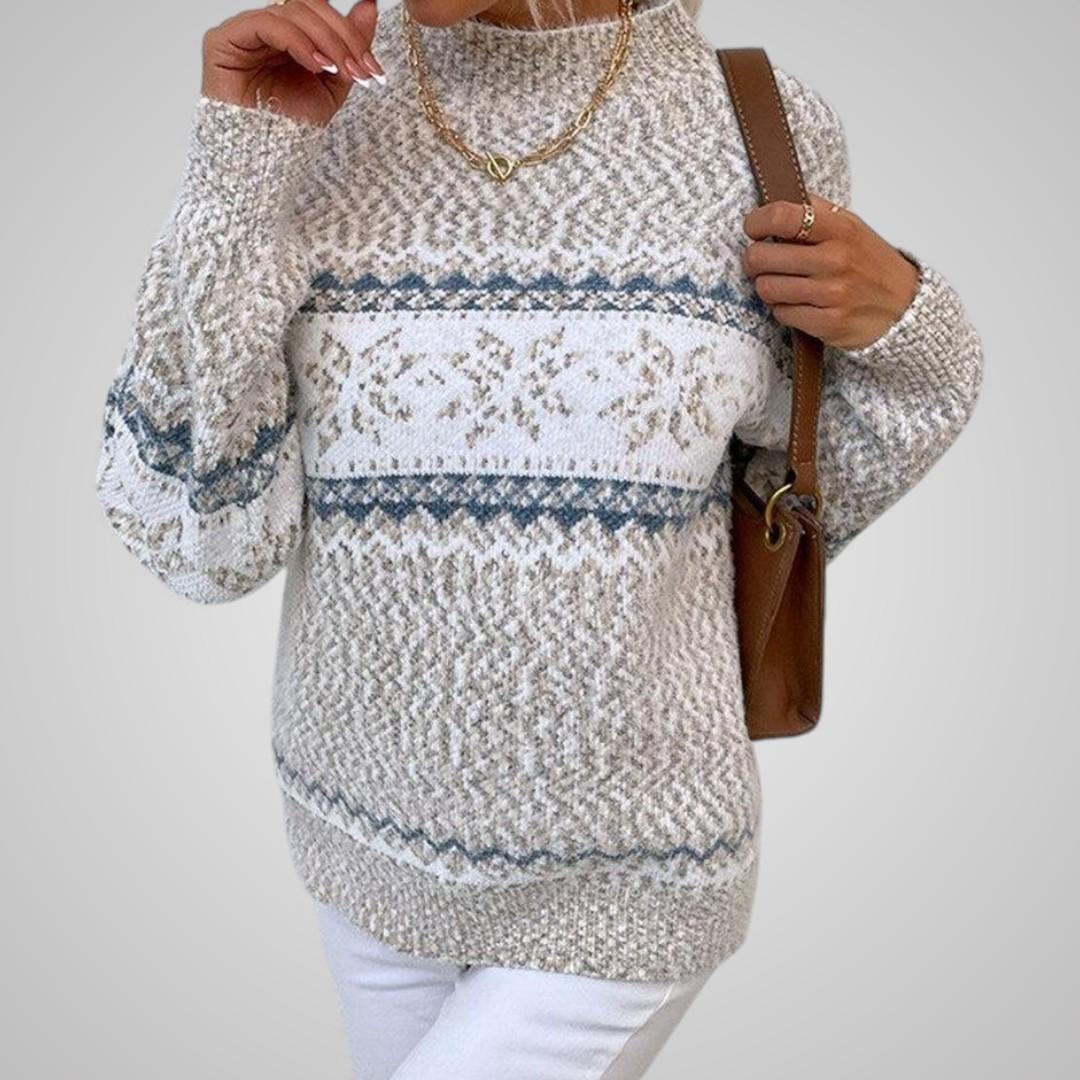 Maren Nordic Knit Sweater
