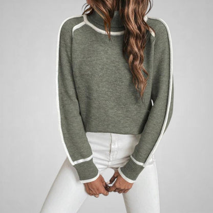 Amara Contrast Knit Sweater