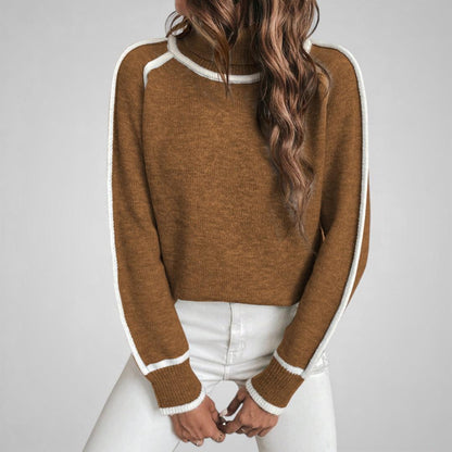 Amara Contrast Knit Sweater