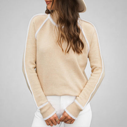 Amara Contrast Knit Sweater