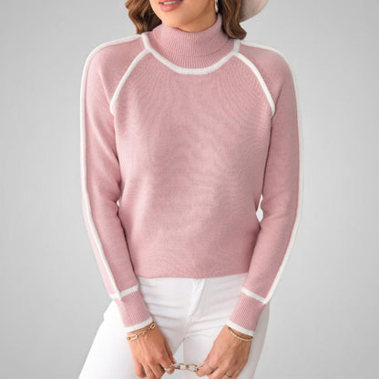 Amara Contrast Knit Sweater