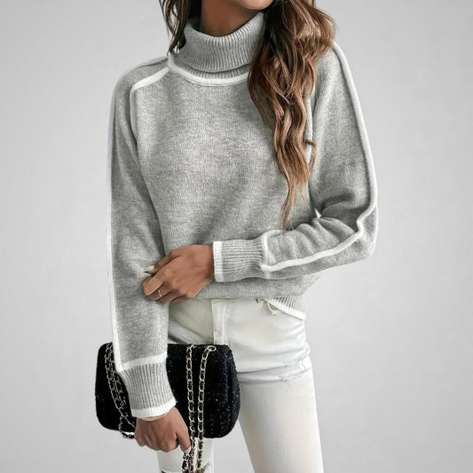 Amara Contrast Knit Sweater
