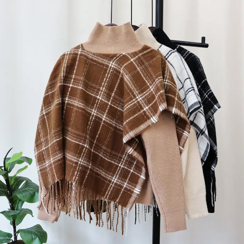 Colette Plaid Knit Sweater
