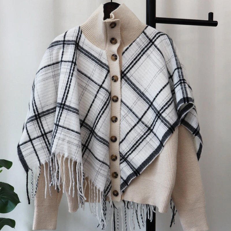 Colette Plaid Knit Sweater