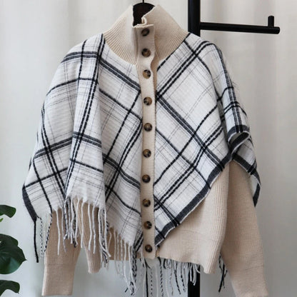 Colette Plaid Knit Sweater