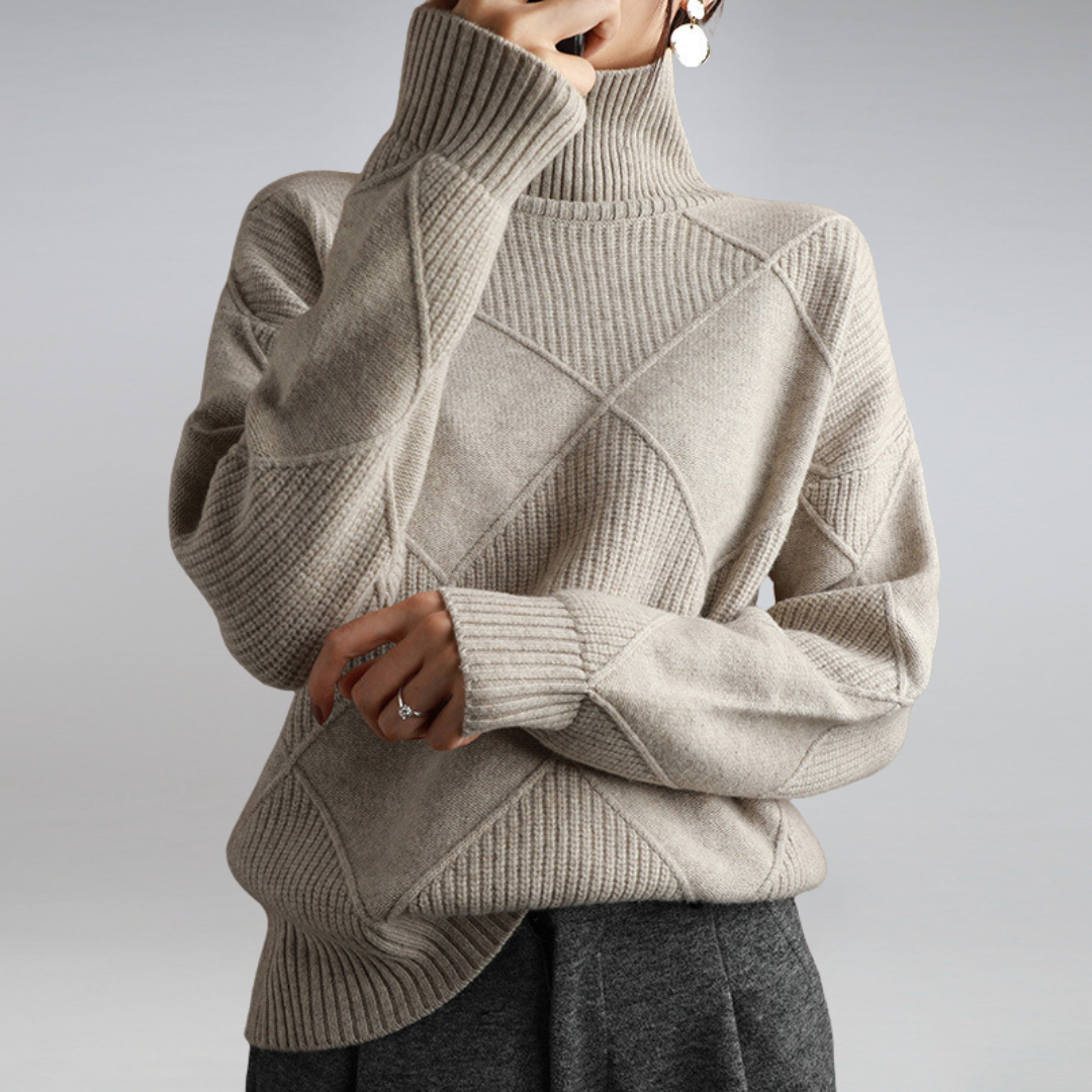 Livia Textured Knit Sweater