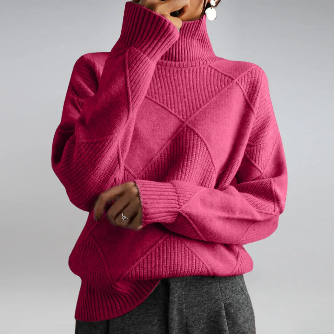 Livia Textured Knit Sweater