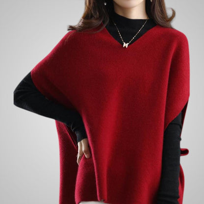 Mira Knit Poncho Sweater