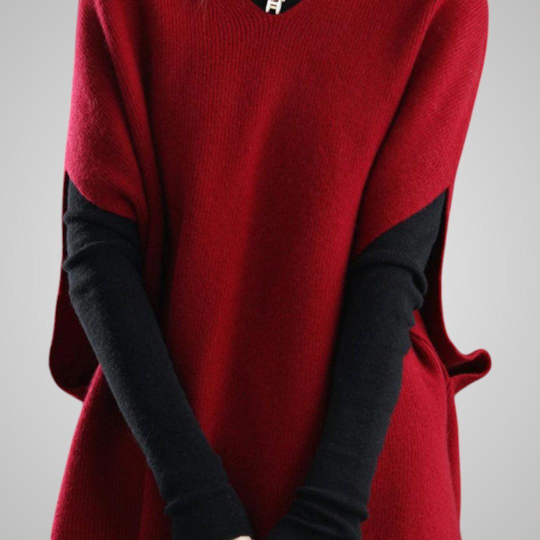 Mira Knit Poncho Sweater