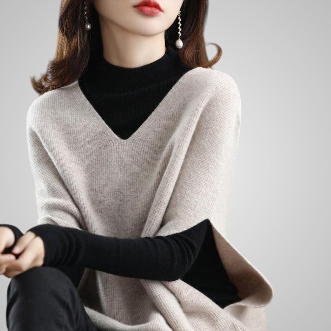 Mira Knit Poncho Sweater