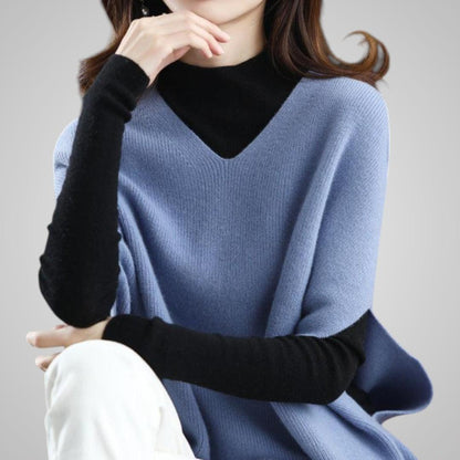 Mira Knit Poncho Sweater