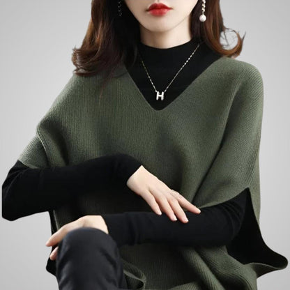 Mira Knit Poncho Sweater