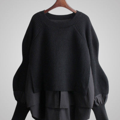Noelle Layered Knit Sweater