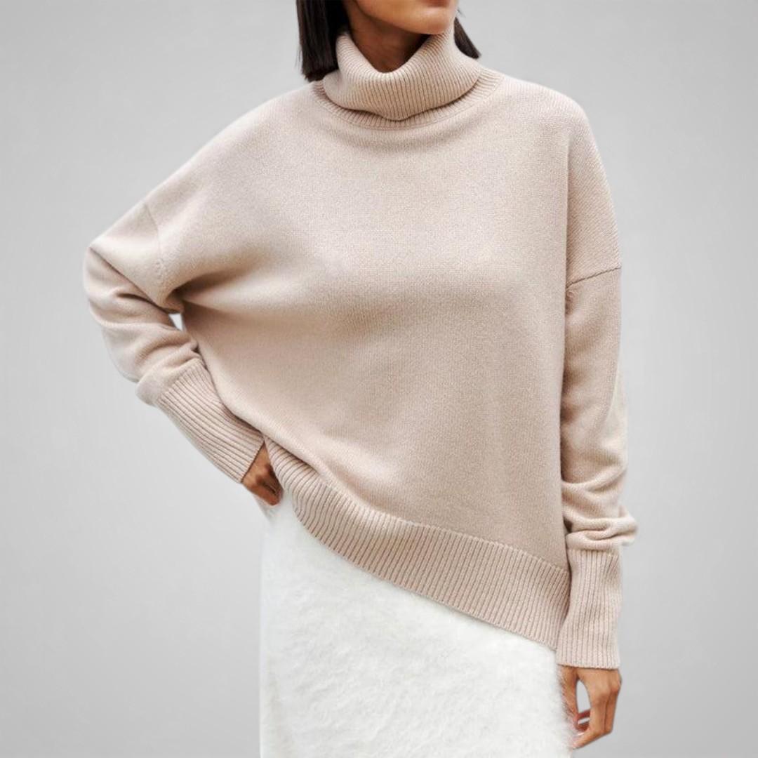 Noelle Oversized Knit Turtleneck