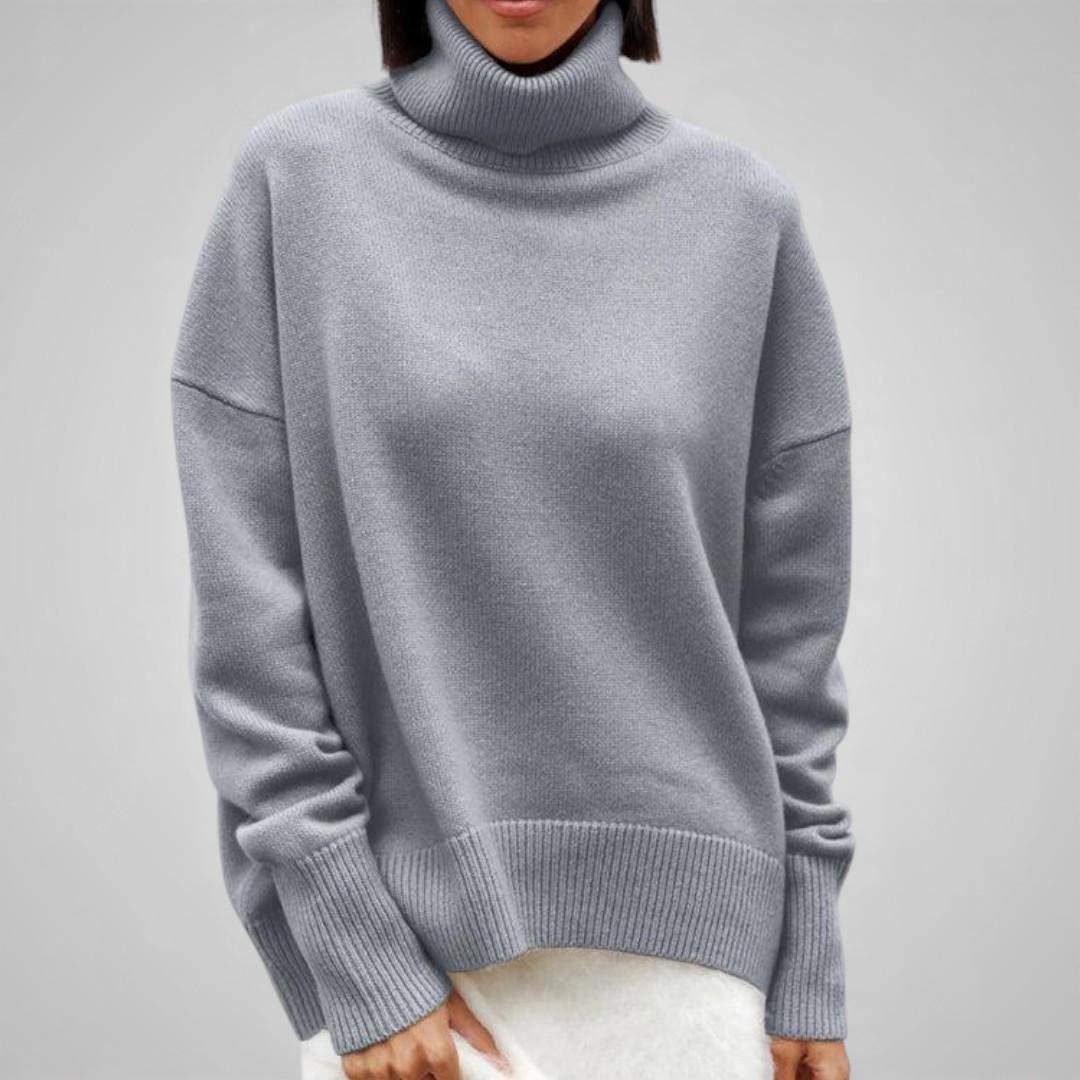 Noelle Oversized Knit Turtleneck