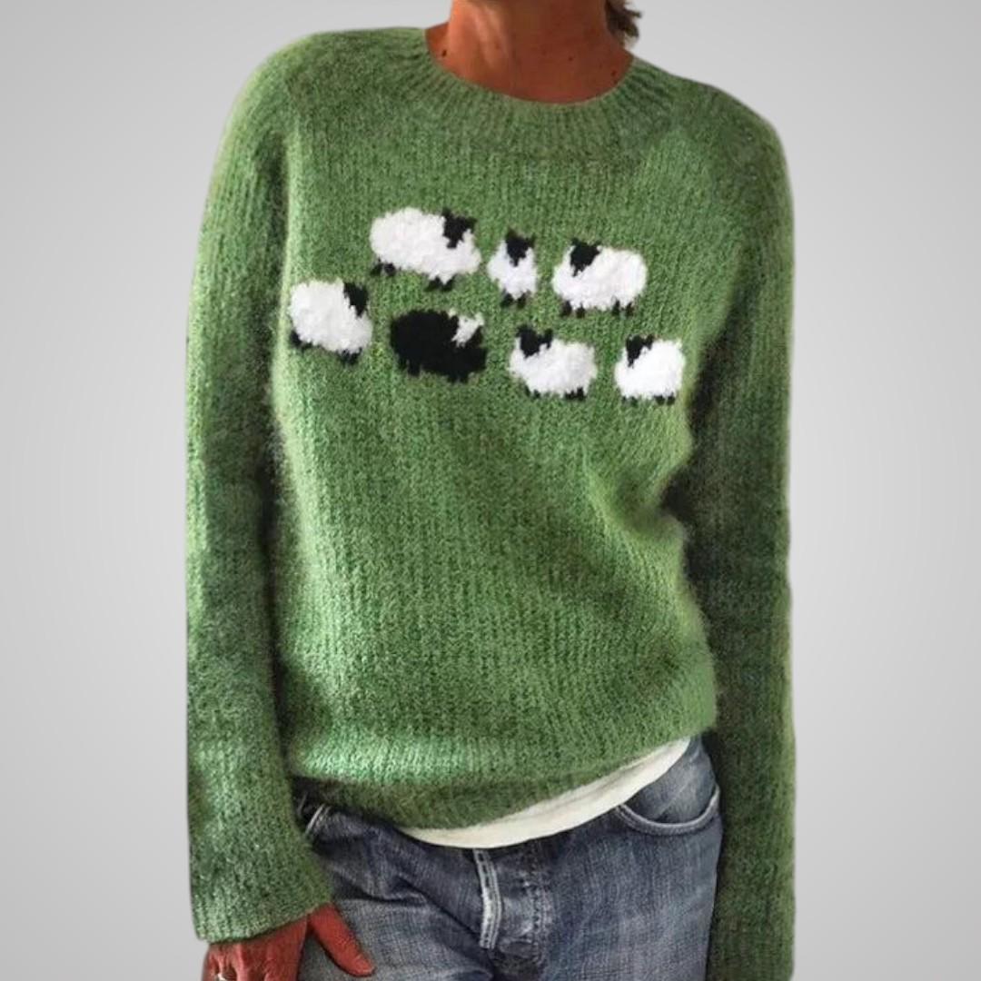 Nora Forest Knit Sweater