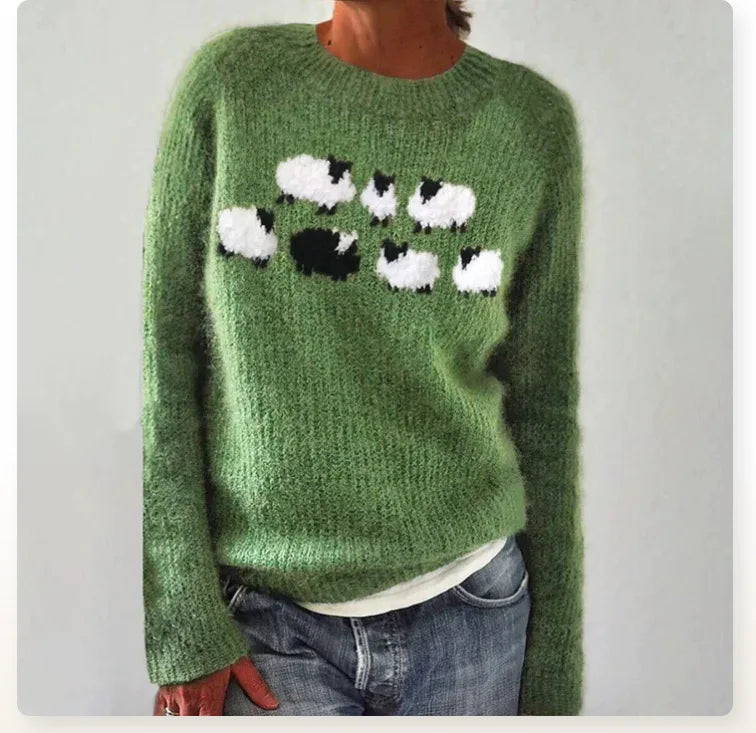 Nora Forest Knit Sweater