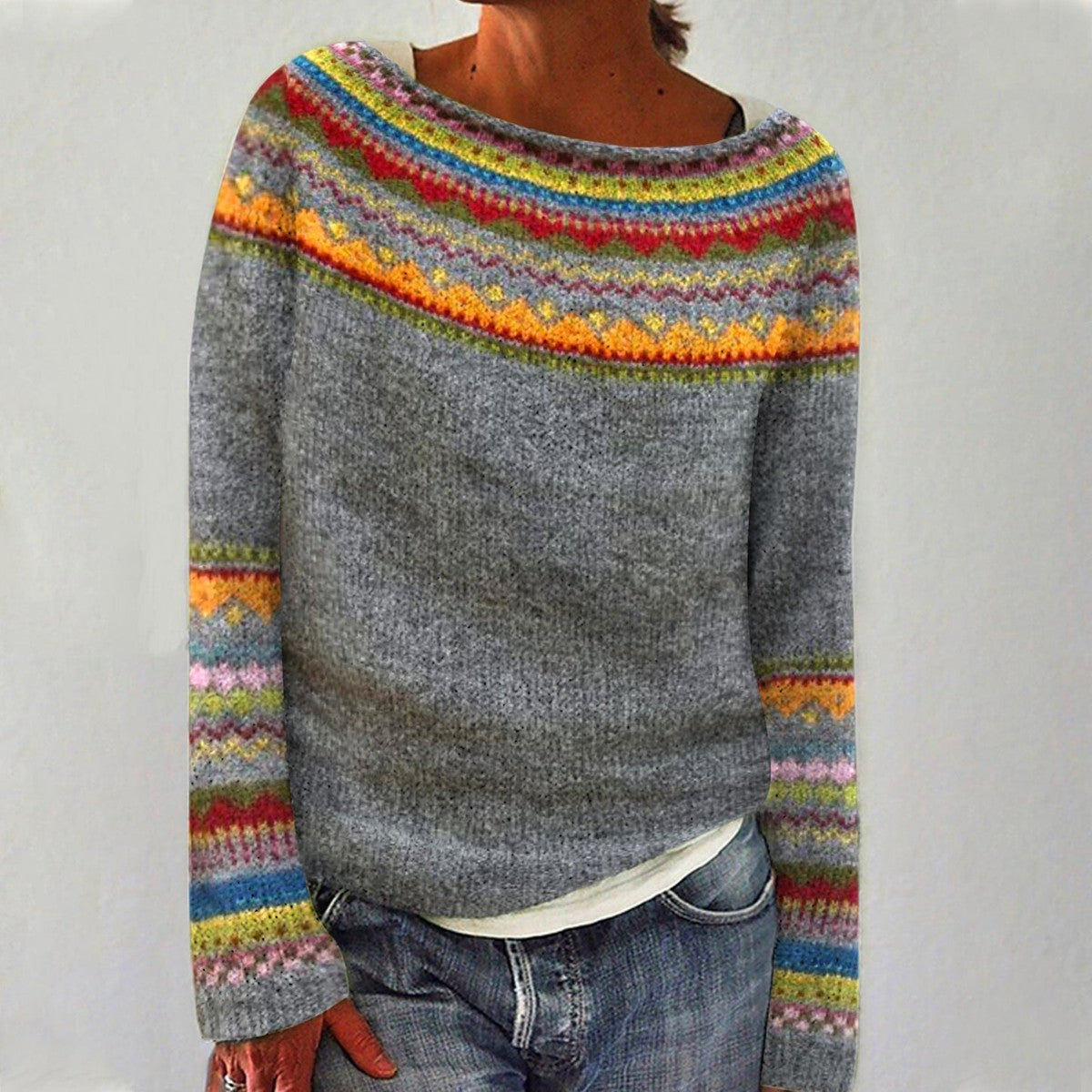 Nora Forest Knit Sweater