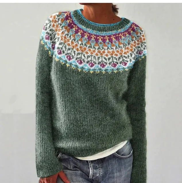 Nora Forest Knit Sweater