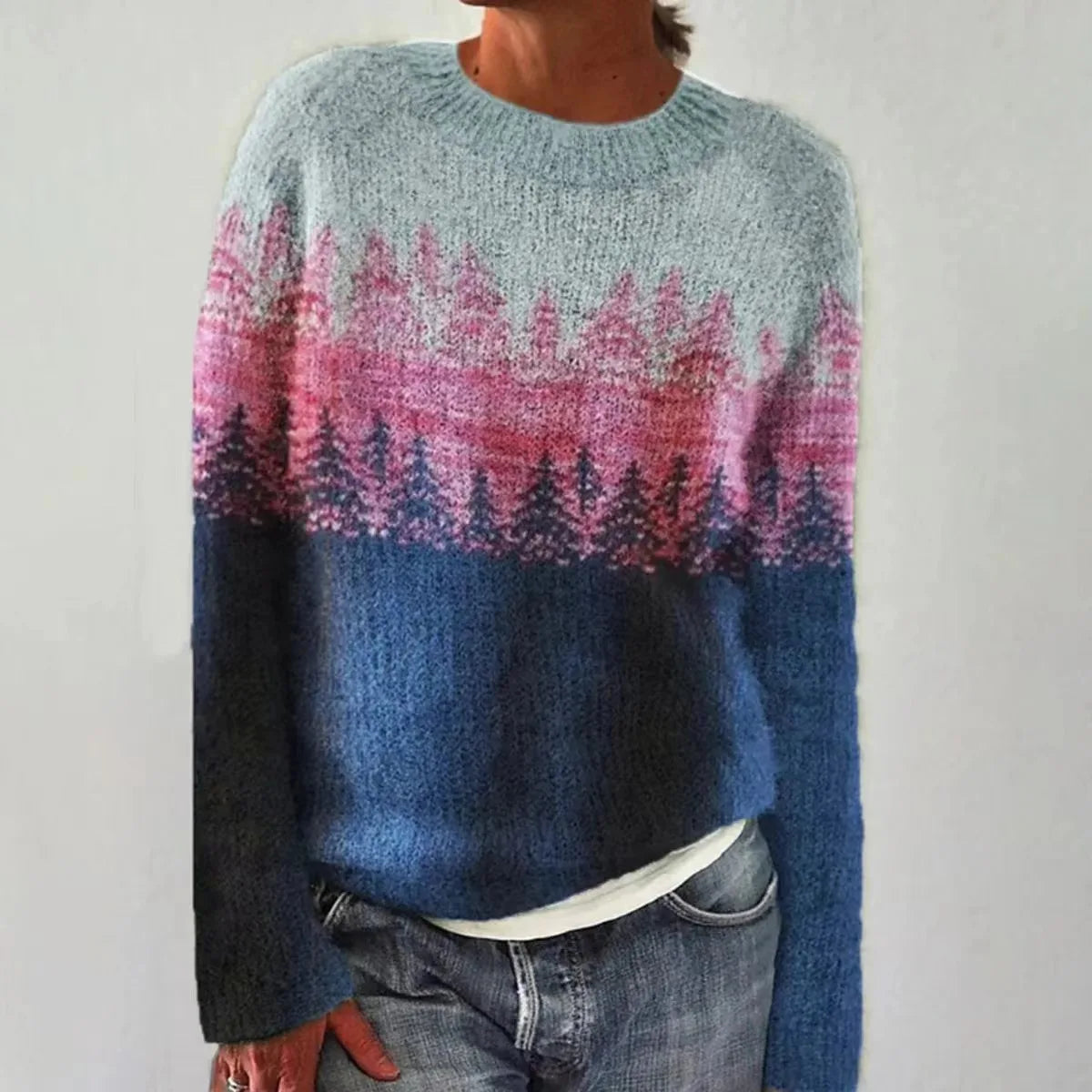 Nora Forest Knit Sweater