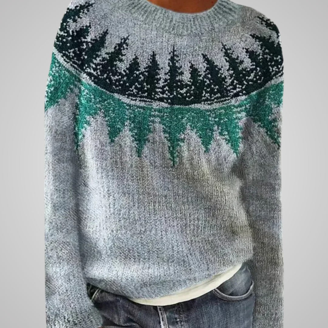 Nora Forest Knit Sweater