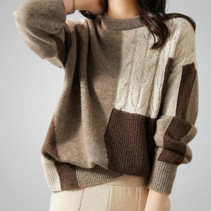 Rowena Patch Knit Sweater