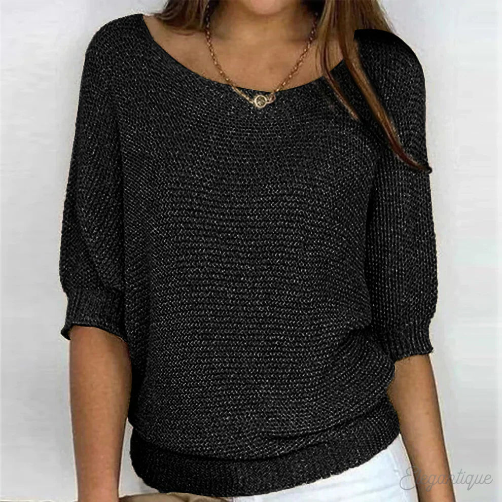 Tess Lightweight Knit Blouse