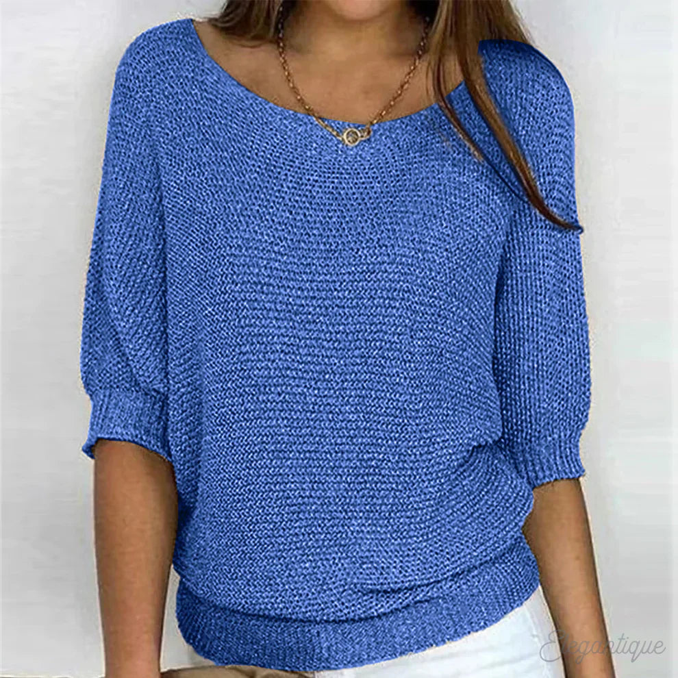 Tess Lightweight Knit Blouse