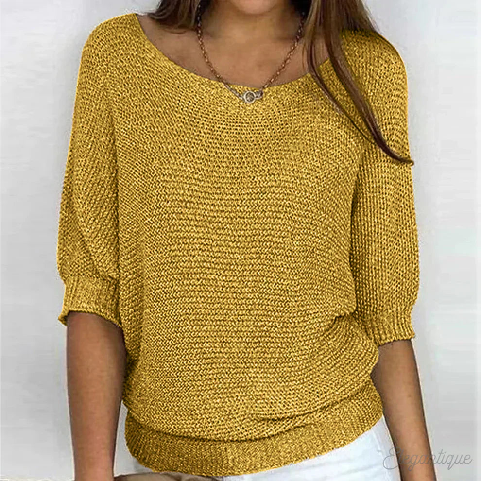 Tess Lightweight Knit Blouse
