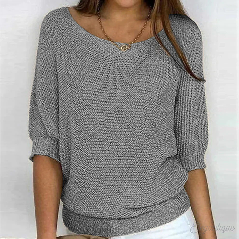 Tess Lightweight Knit Blouse