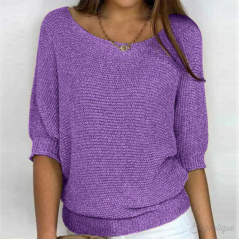 Tess Lightweight Knit Blouse