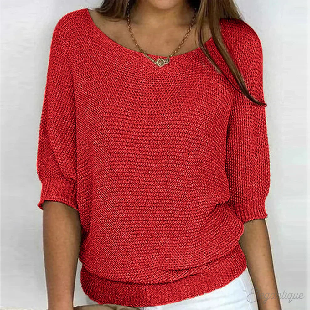 Tess Lightweight Knit Blouse