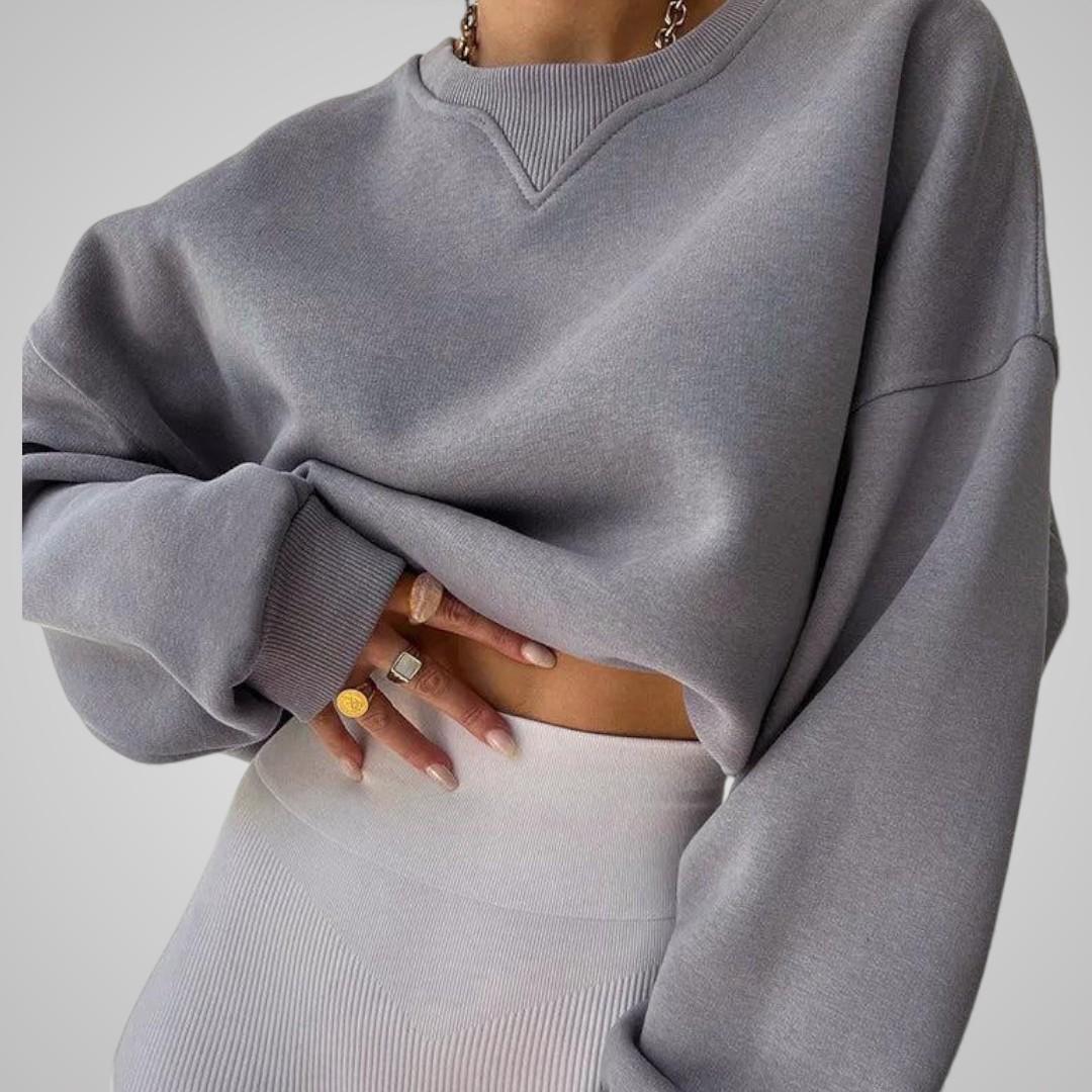 Valerie Oversized Fleece Sweatshirt